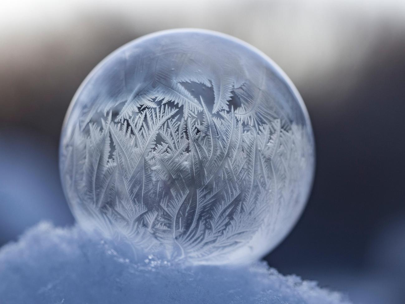 Facts about frozen bubbles