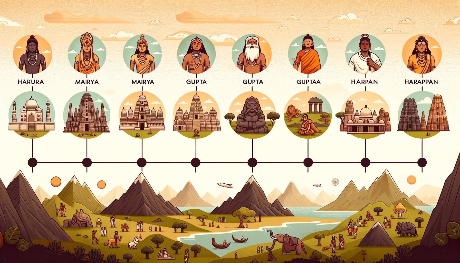 How many civilizations were in ancient India