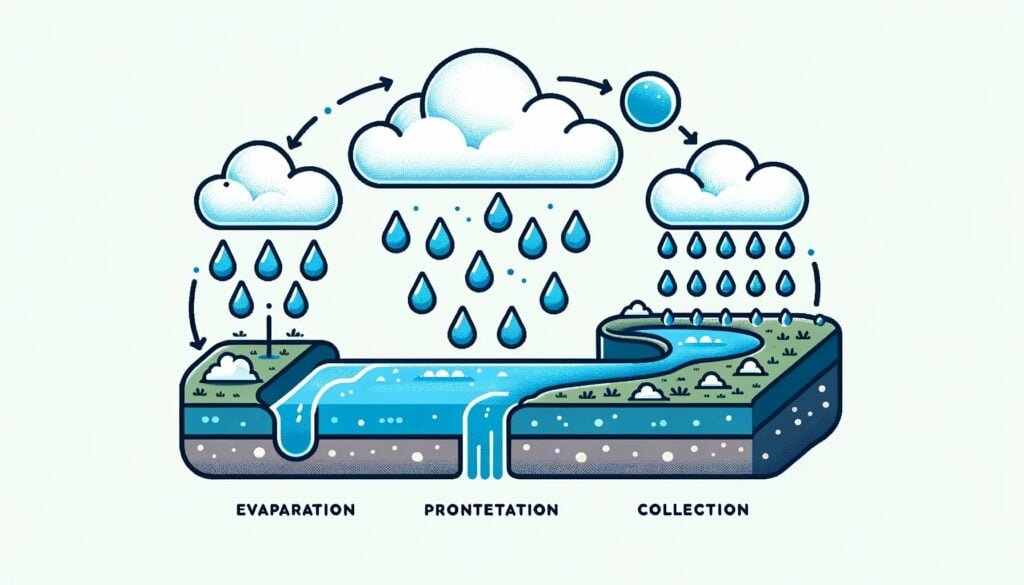 What are the 4 Steps of the Precipitation Cycle