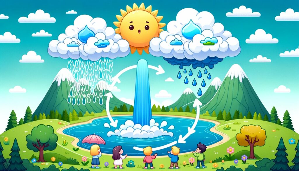 What is Precipitation in the Water Cycle for Kids