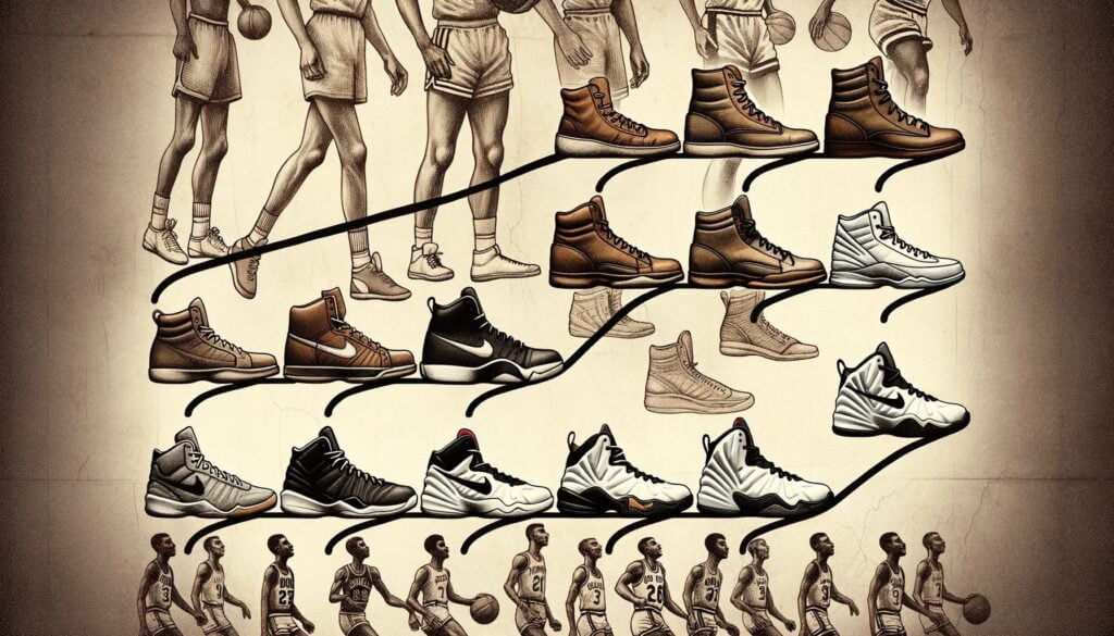 What were the old basketball shoes