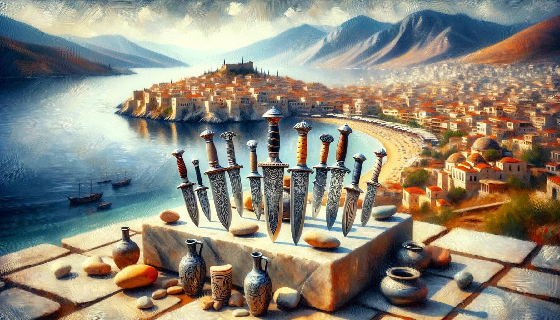 ancient greek daggers