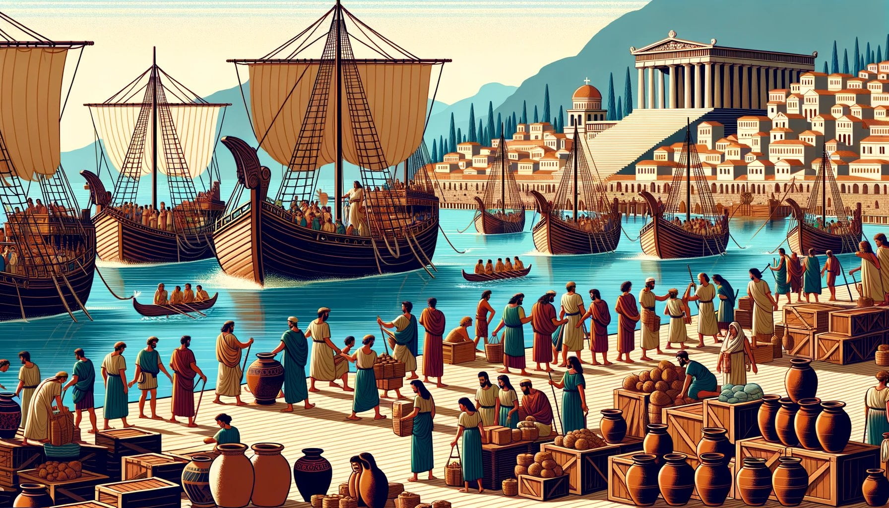 transportation ancient greece