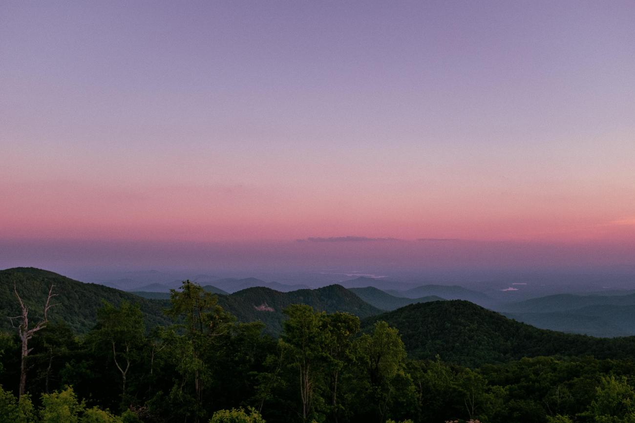where is the blue ridge mountains featured