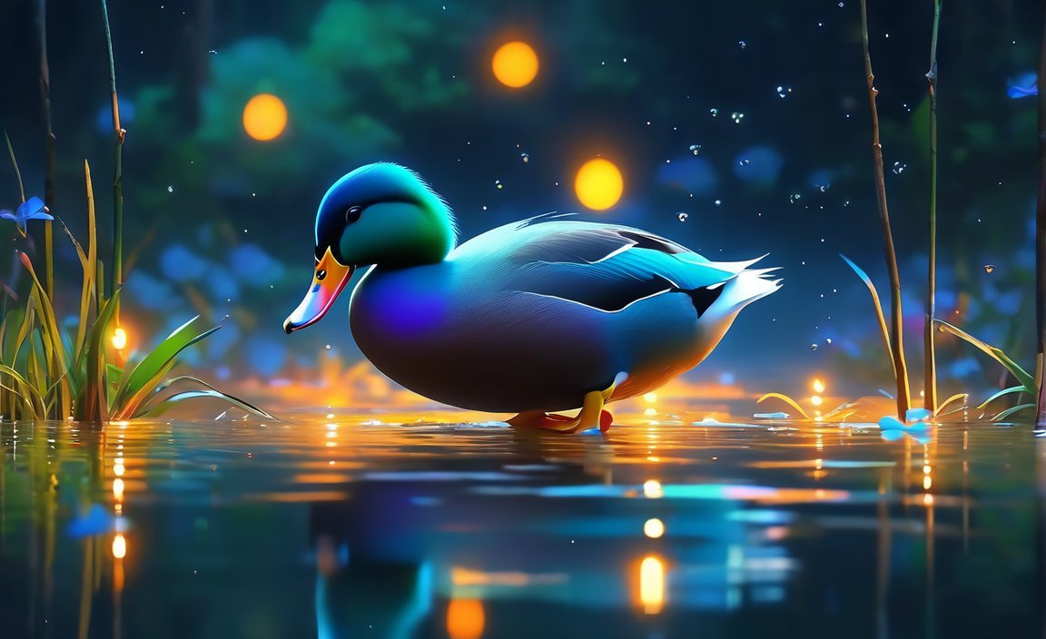 Can ducks see in the dark 1
