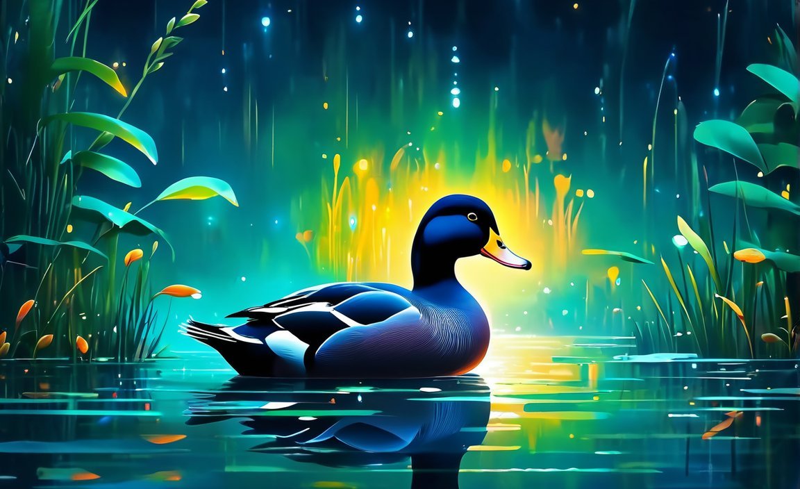 Can ducks see in the dark
