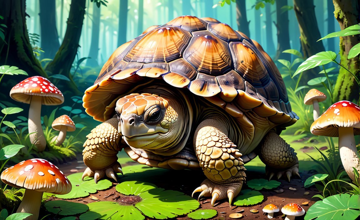 Can tortoises eat mushrooms 1