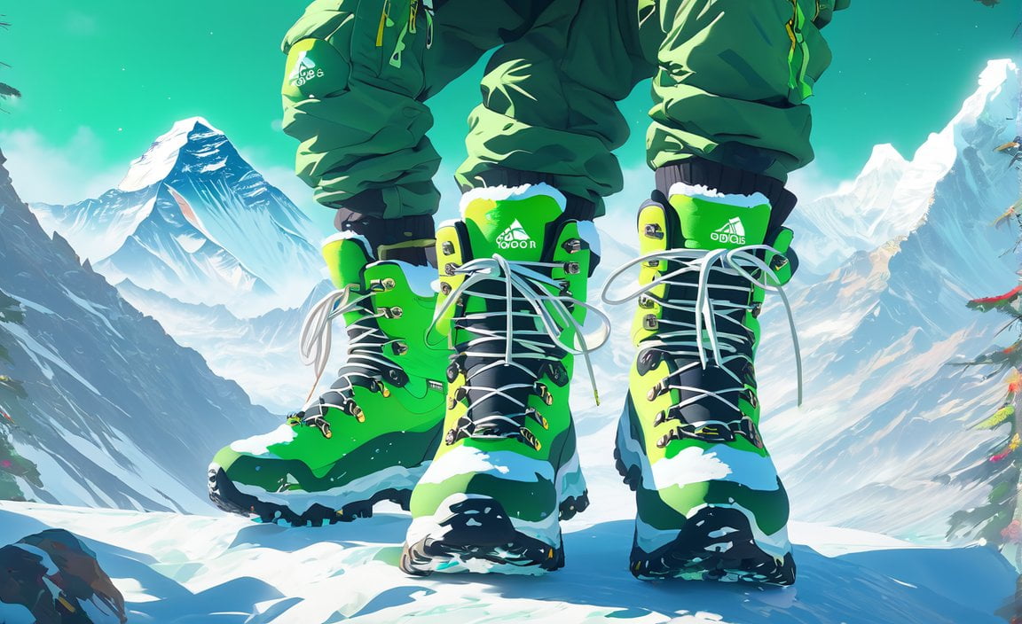 Mount Everest green boots 1