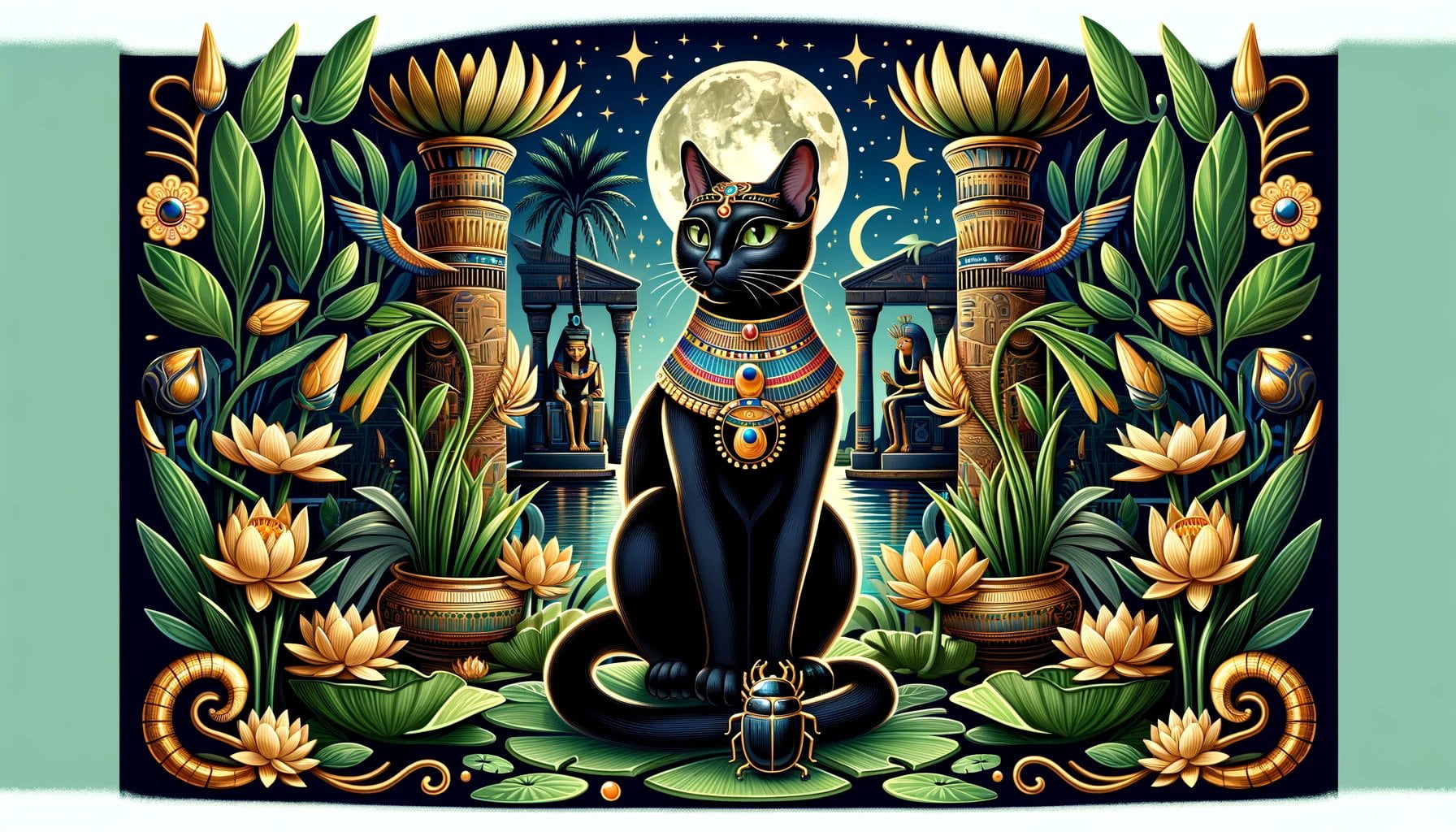 Was Bastet a black cat 