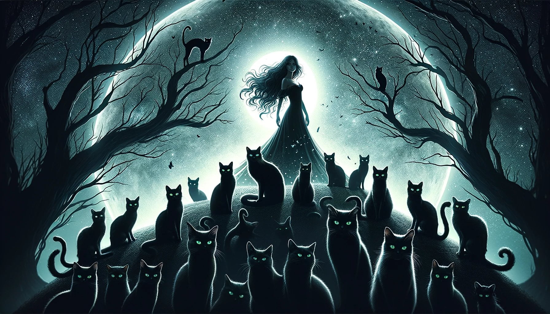 Who is the goddesses of black cats 1