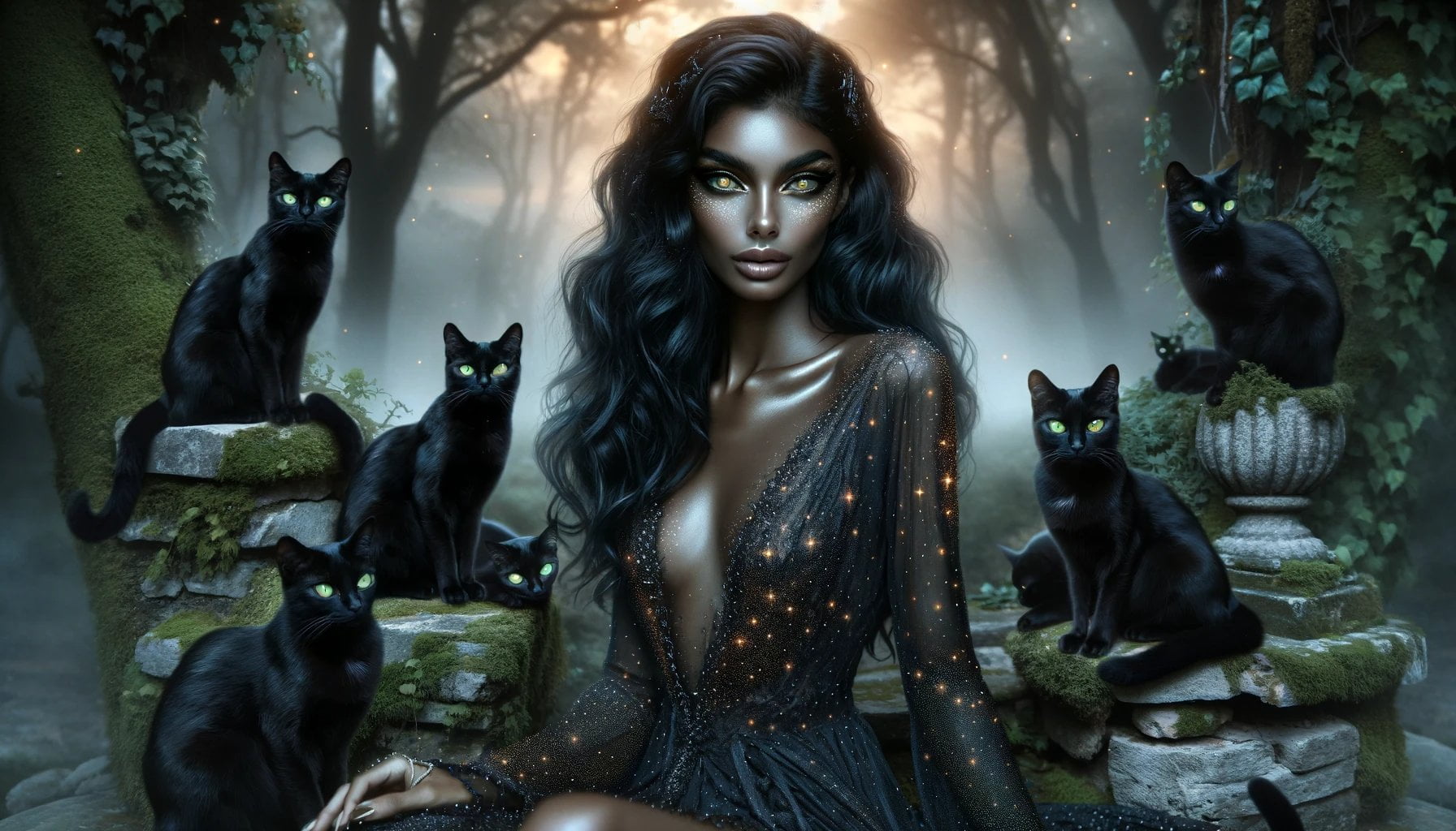 Who is the goddesses of black cats 
