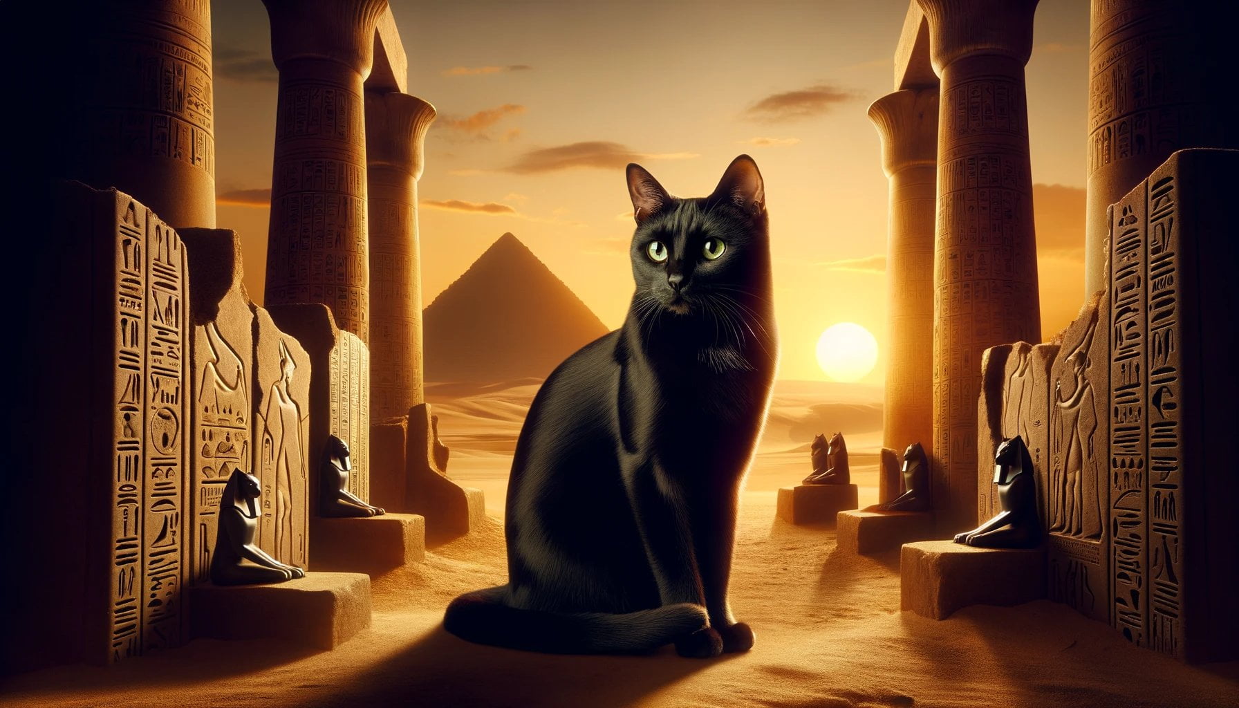 Why is Bastet a black cat 1