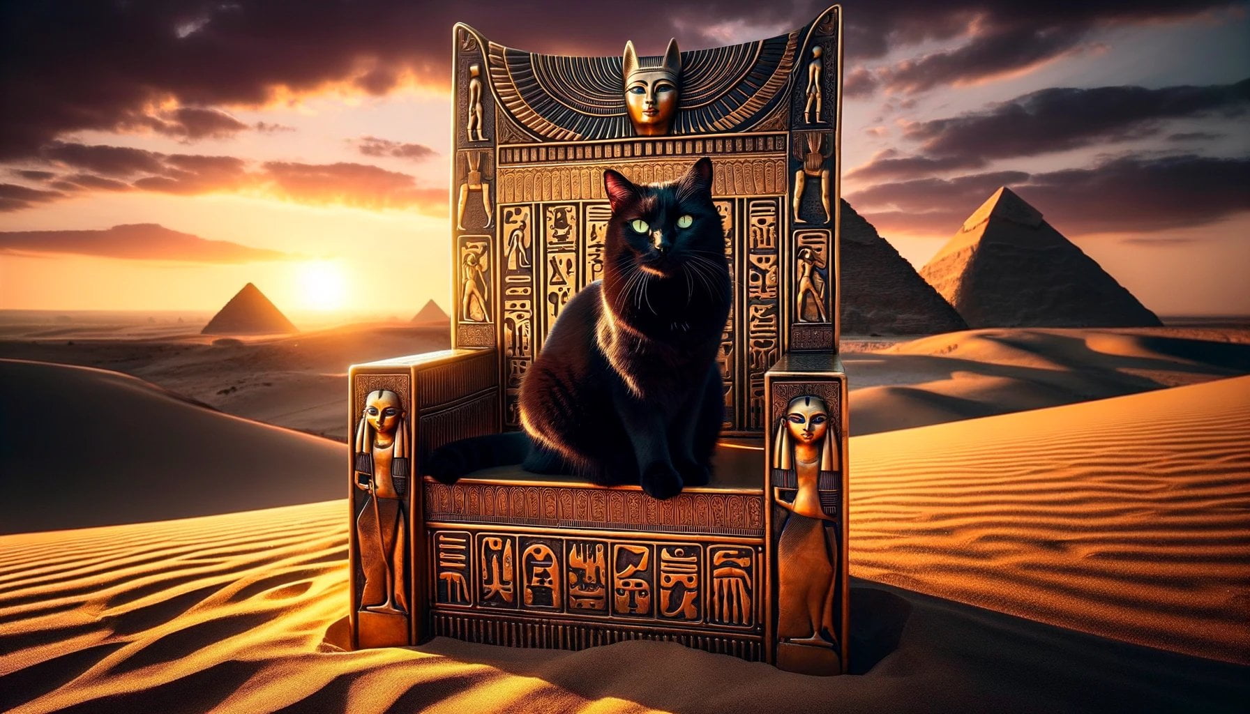 Why is Bastet a black cat 