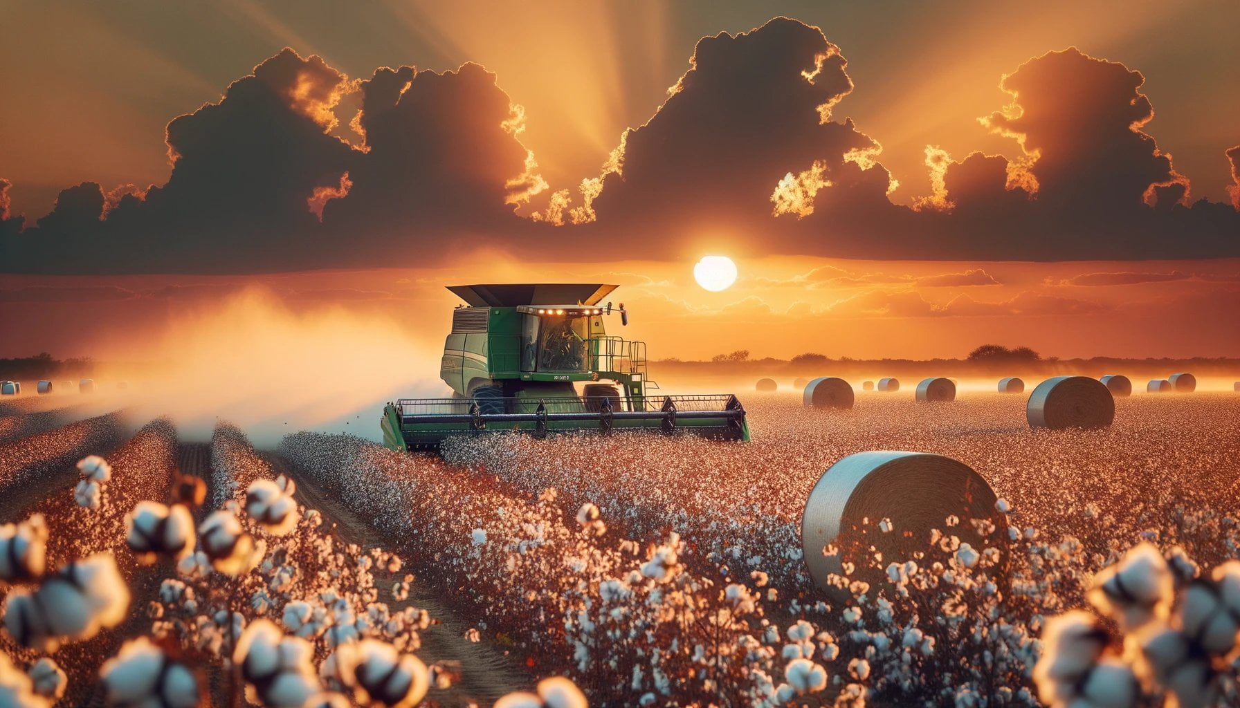 how is cotton harvested 1