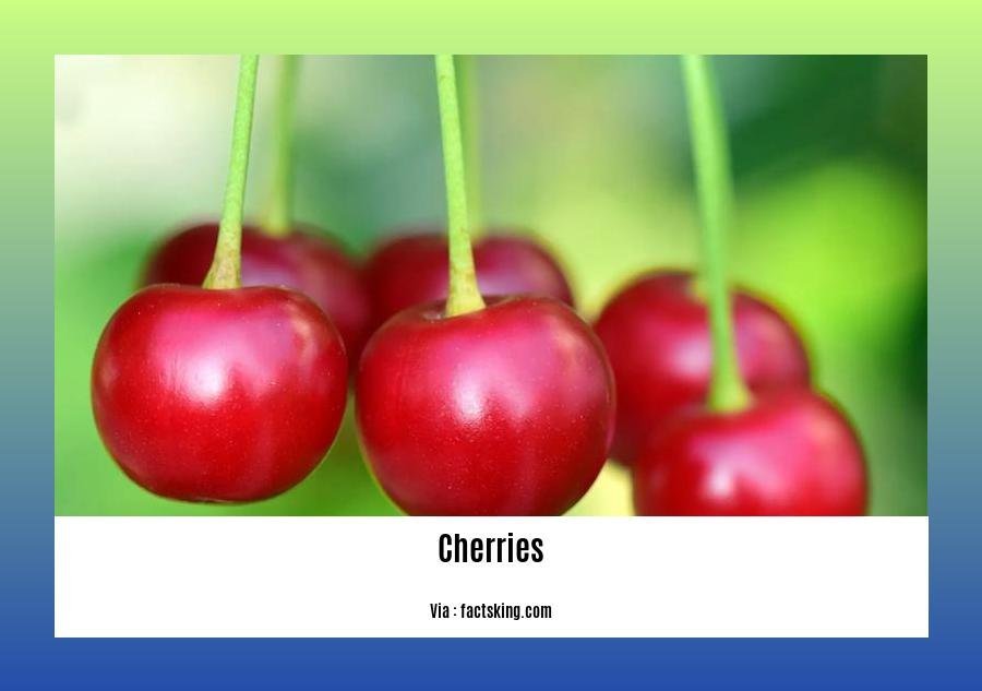 10 health benefits of cherries