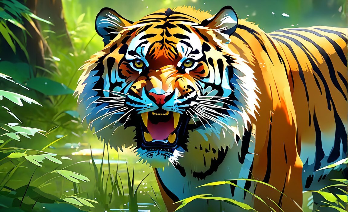 10 lines on endangered animals tiger 1
