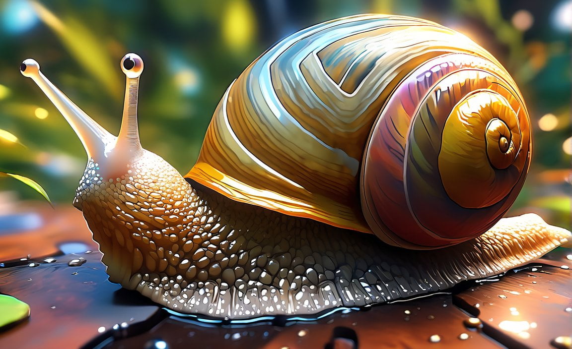 5 lines about snail 1