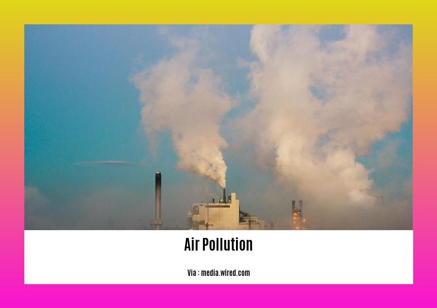causes of air pollution essay ielts