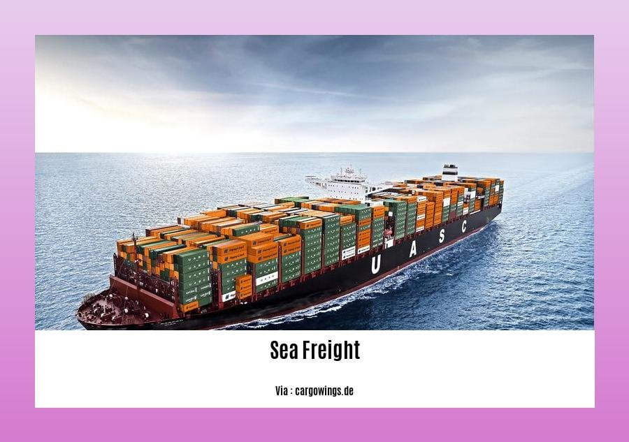 Disadvantages of sea freight 2