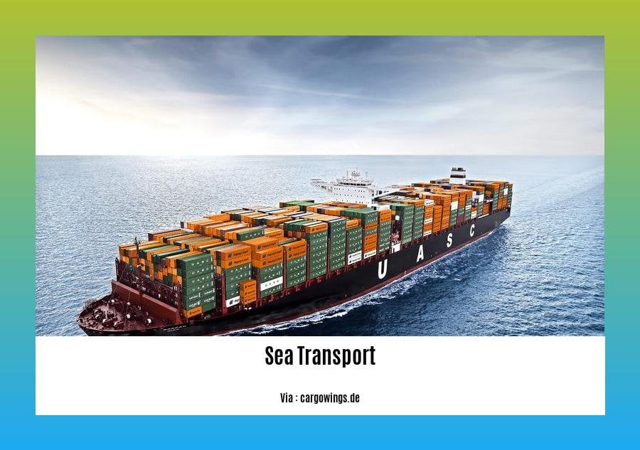 Disadvantages of sea transport