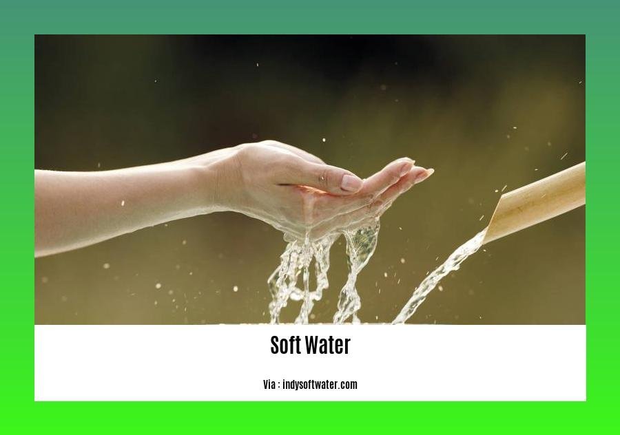 Disadvantages of soft water