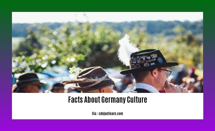 Facts about Germany culture