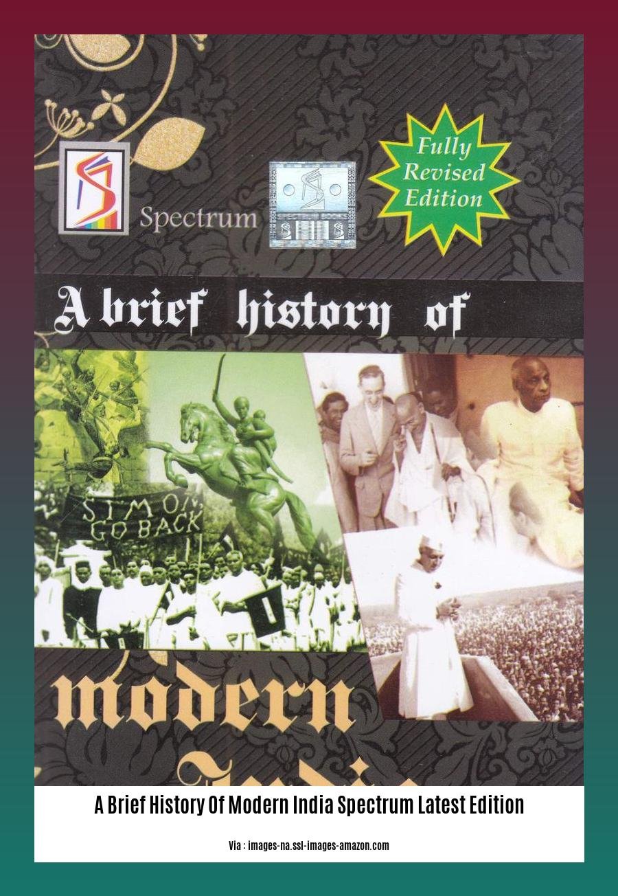 a brief history of modern india spectrum latest edition