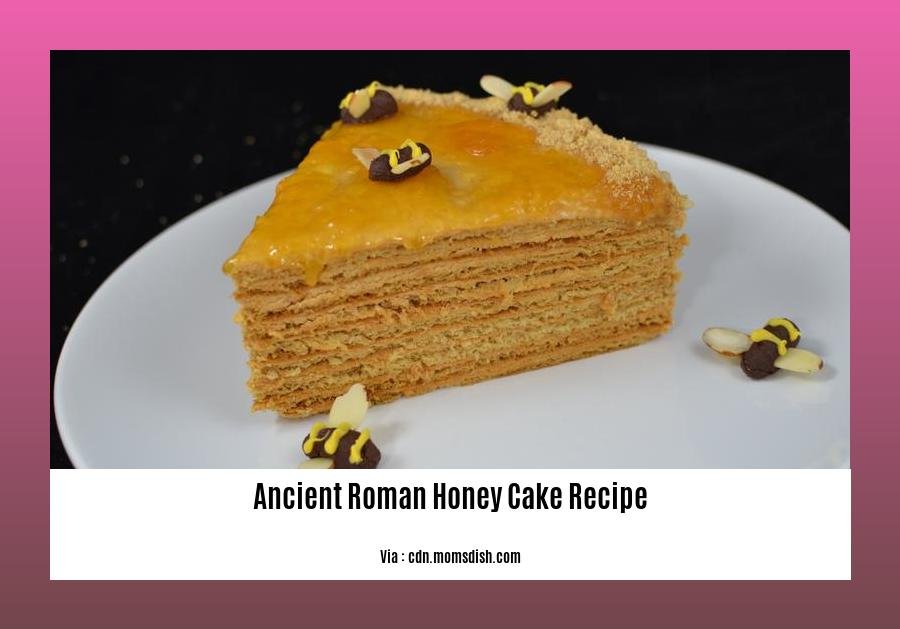 ancient roman honey cake recipe