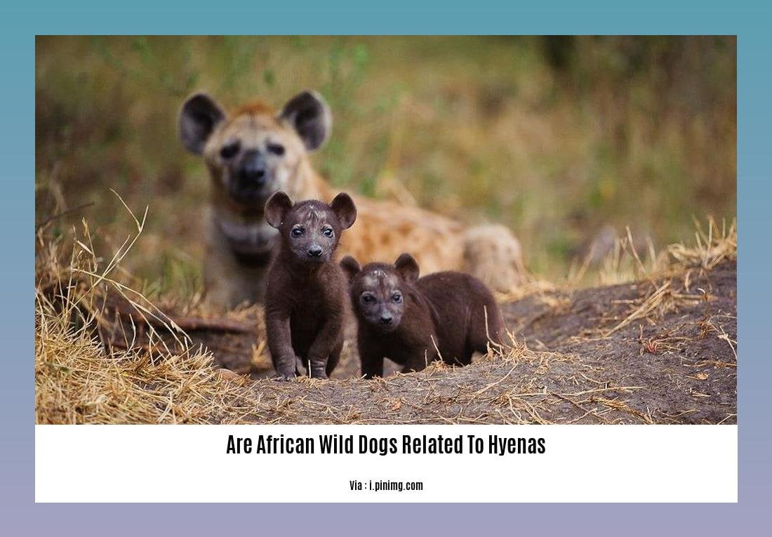 are african wild dogs related to hyenas 2