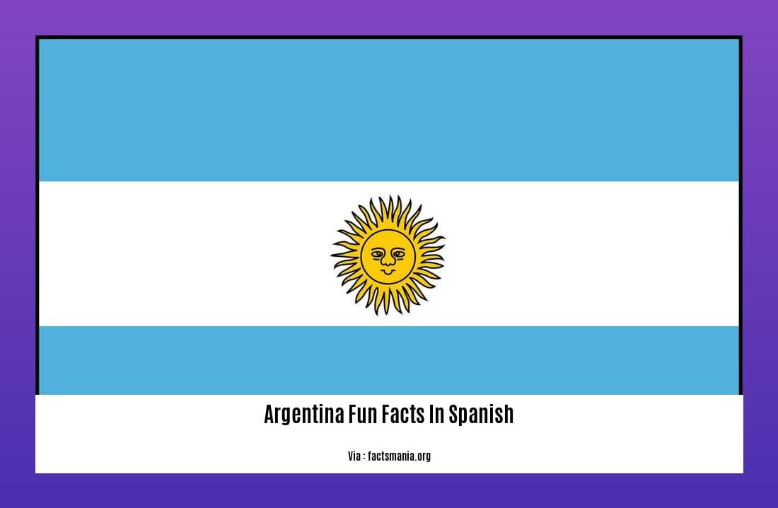 argentina fun facts in spanish