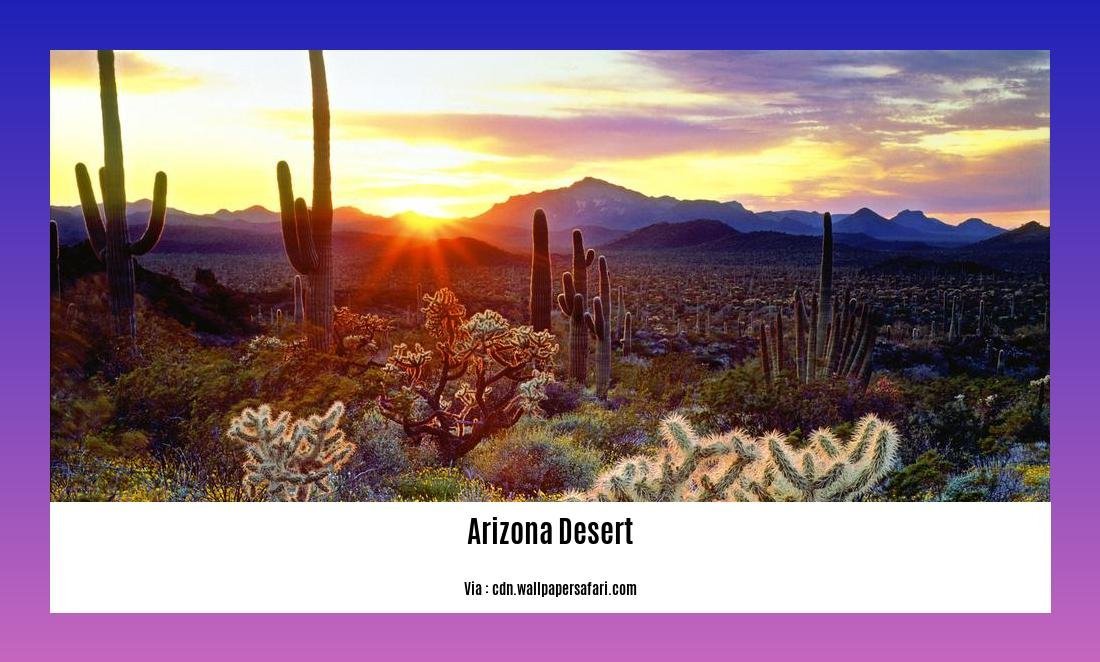 arizona desert facts