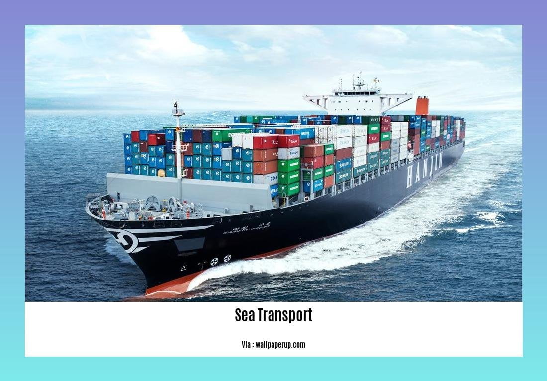 benefits of sea transport 2