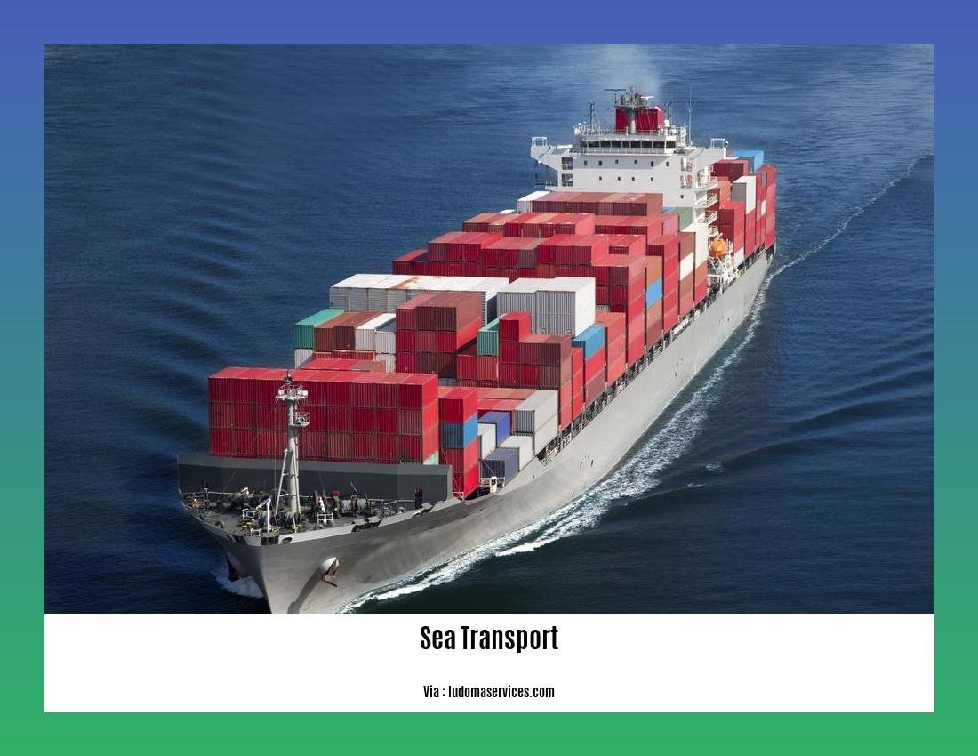 benefits of sea transport