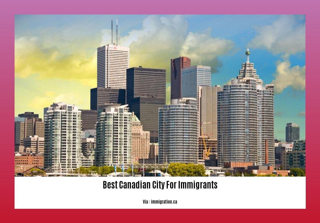 best canadian city for immigrants