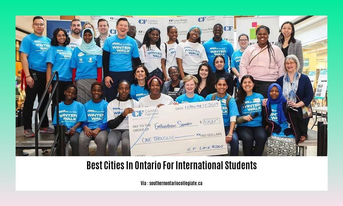best cities in ontario for international students 2