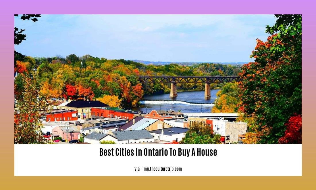 best cities in ontario to buy a house