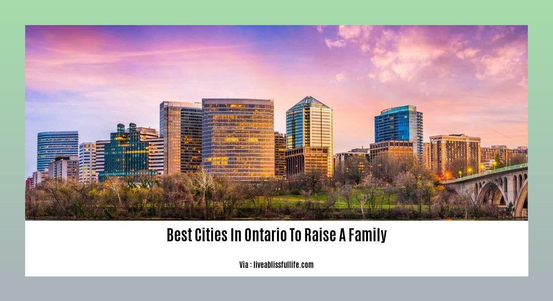 best cities in ontario to raise a family 2
