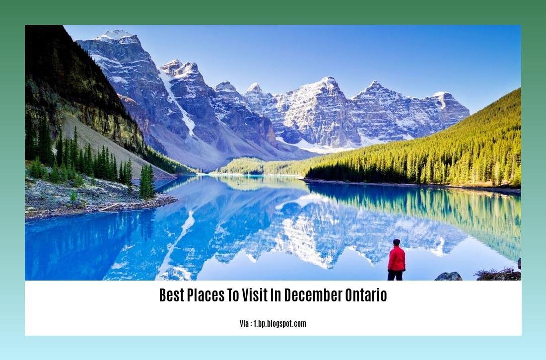 best places to visit in december ontario