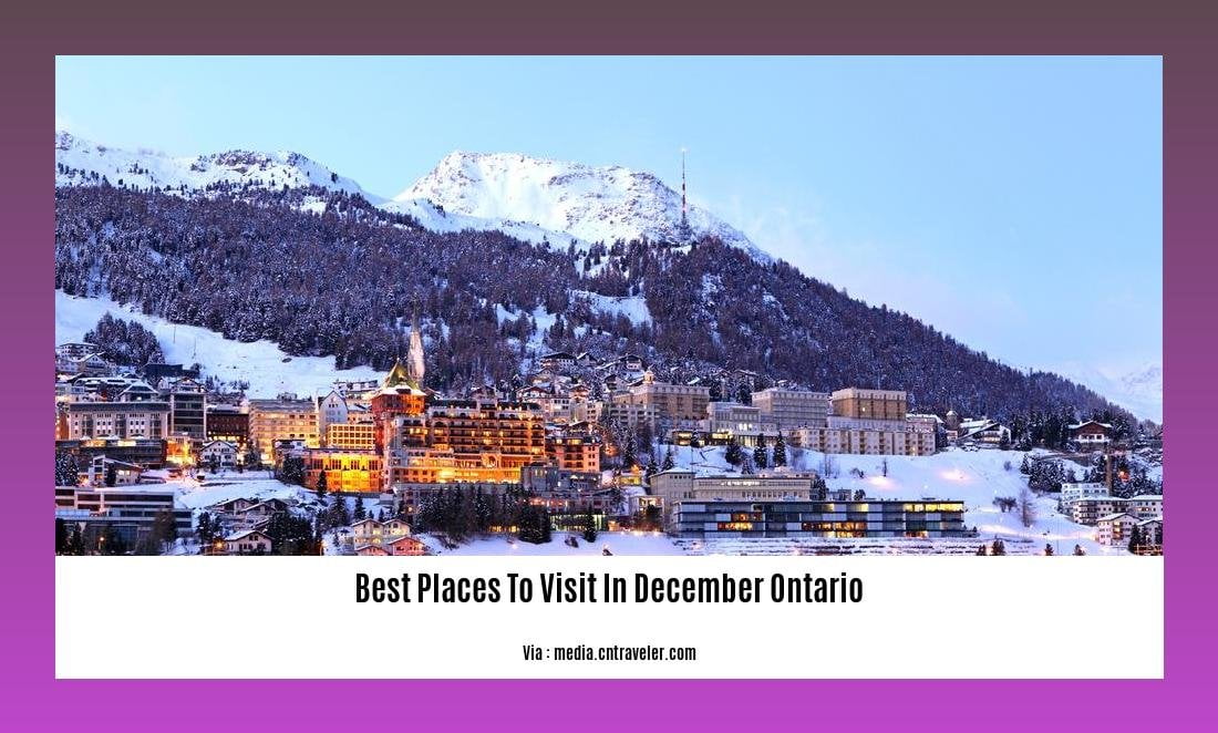 best places to visit in winter ontario
