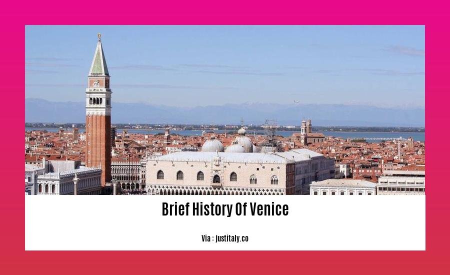brief history of venice