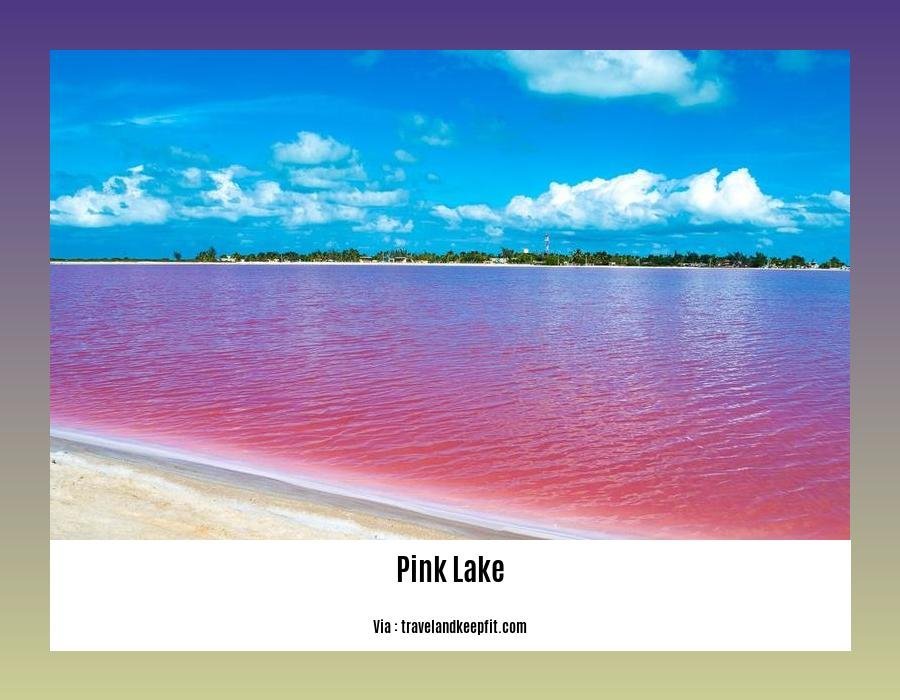 can u swim in the pink lake