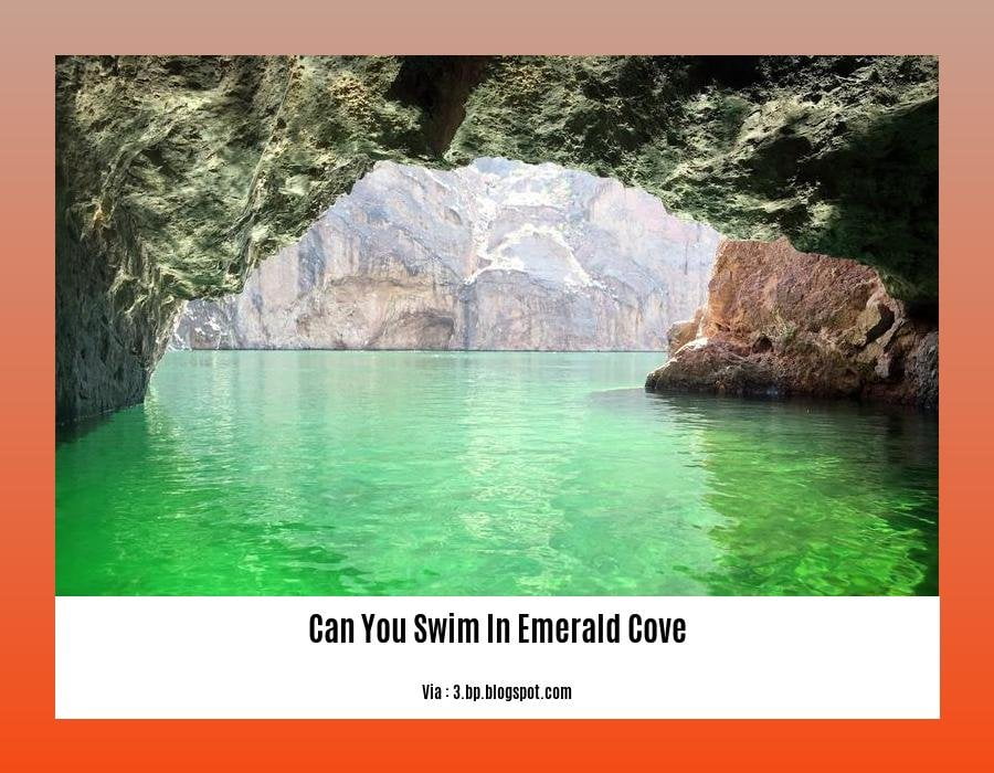 can you swim in emerald cove 2
