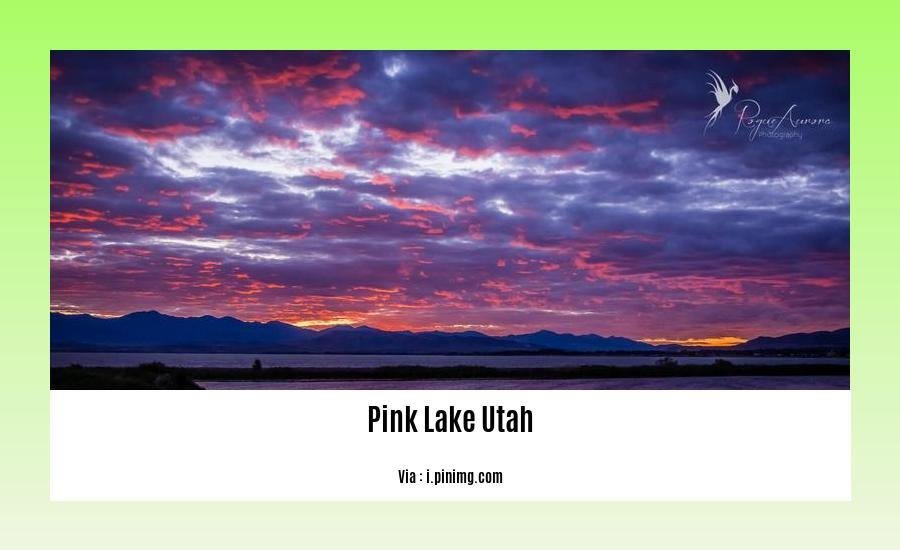 can you swim in the pink lake utah 2