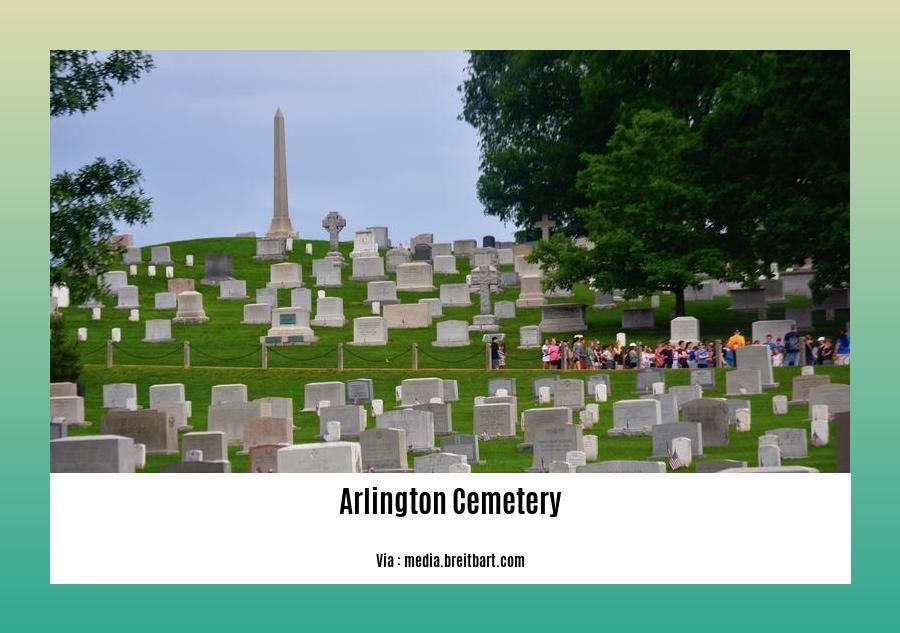 can you take pictures at arlington cemetery