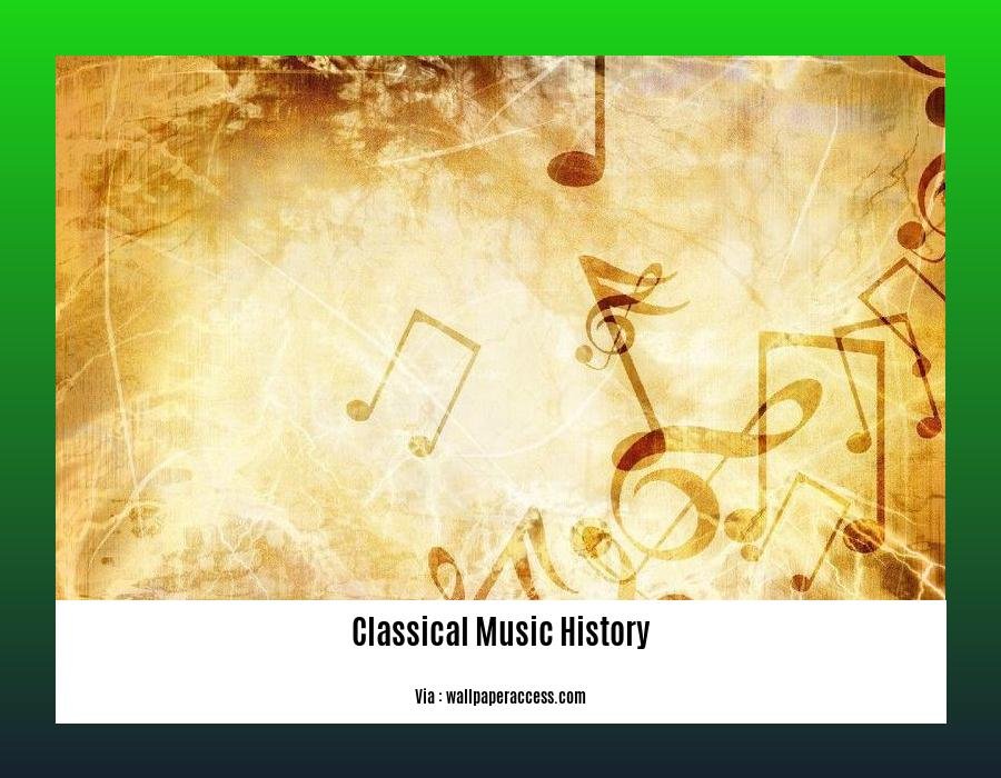 classical music history 2