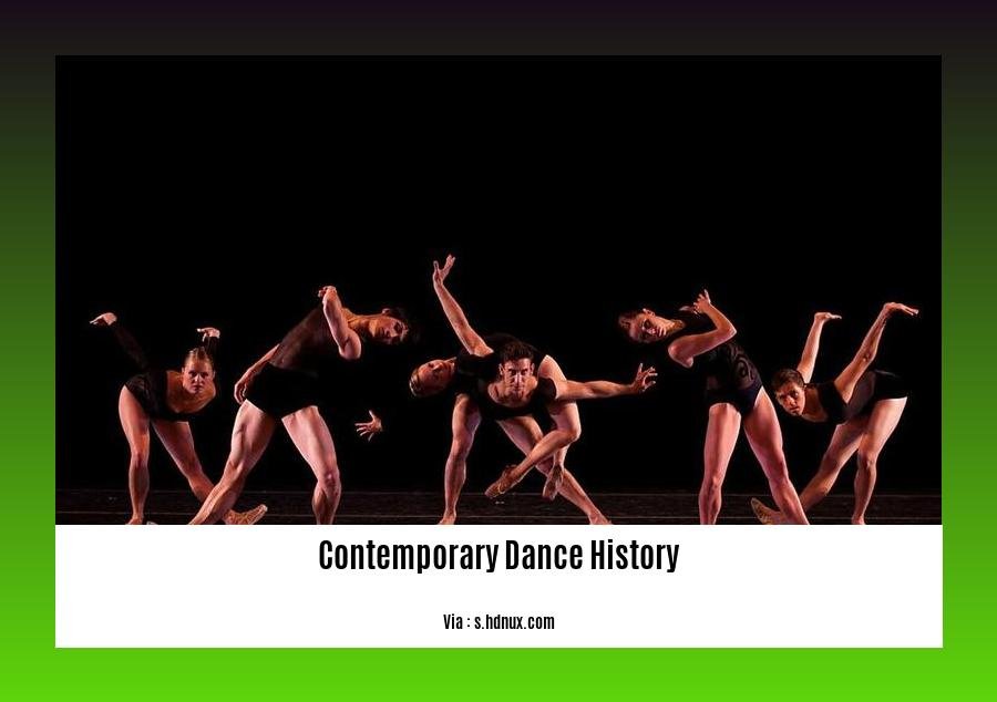 contemporary dance history
