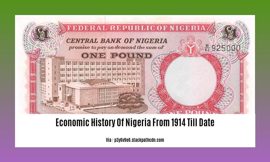 economic history of nigeria from 1914 till date