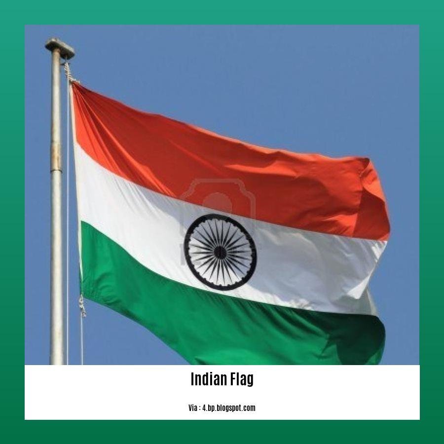 few lines on indian flag for class 1