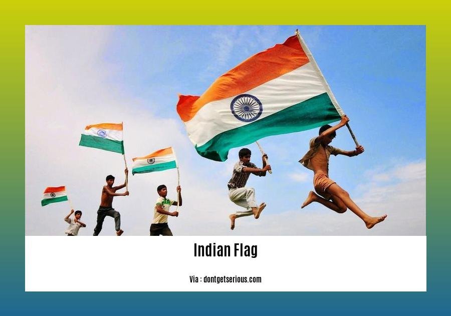 few sentences about indian flag