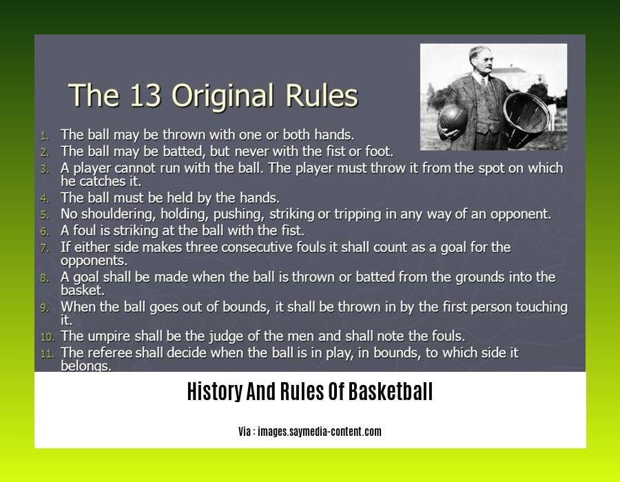 Unraveling The History And Rules Of Basketball: A Journey Through The Evolution Of A Global Sport